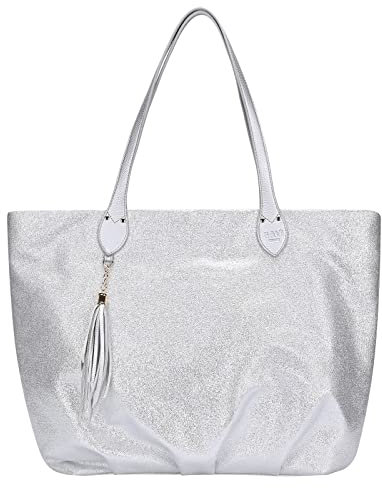 GAYI URBAN Glitzer-Tragetasche für Damen, Lametta, glitzernde Handtasche, große Pailletten-Hobo-Schultertasche, silber