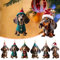 COTTNY Weihnachtsbaumschmuck, Christbaumschmuck, 7 Stück 2D Dackel Weihnachtsanhänger aus Acryl, Weihnachtsdeko zum Aufhängen, Weihnachten Hängedeko, Weihnachtsschmuck, Weihnachten Dekoration (7pcs)
