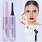 Beheizte Wimpernzange, USB Wiederaufladbare Elektrische Wimpernzange, 15s Schnelle Hitze, 4 Gang Temperaturregelung mit LED Display Mini Eye Lash Curler für Frauen Girlsink (Lila)