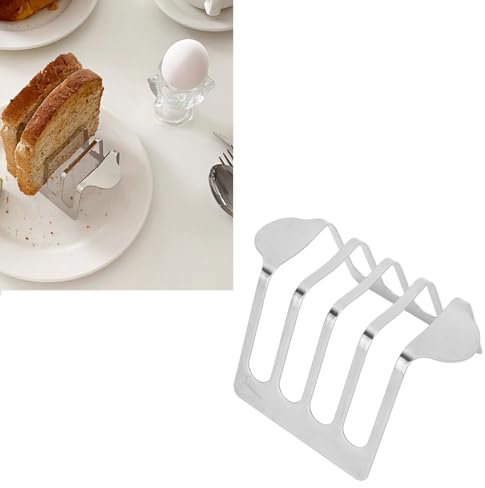 Toastbrotständer-Halter, Vintage-Edelstahl-Toastständer, Toastbrotständerhalter, Scheiben-Toastständerhalter für Zuhause, Wohnung, Küche, Konditorei, Backen (Typ 1)