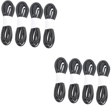 8 Rolls Elastic Bands Notebook Accessories Travelers Notebook Black Elastic Band Notebook Stretchy Closure Traveler Notebook Accessory Spare Ropes for Jewelry