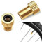 BANDIDOS Pack of 2 Presta to Schrader Valve Adapter - Standard Bike Bicycle Pump or Air Compressor Adaptor Converter