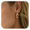 MOROTOLE Klobige Goldohrringe für Frauen Trendige Goldene Statement Ohrringe Damenohrringe Knotenohrringe Goldene Baumelnde Tropfenohrringe für Frauen Gedrehte Kleine Ohrringe Schmuck Geschenke