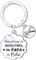 XWXWXW Cadeau fete des peres Cadeaux Papa Porte-clés,Porte-clés Papa Padre de fille fille,Cadeau pour la fête du Papa,Cadeau d'anniversaire de Papa (1)
