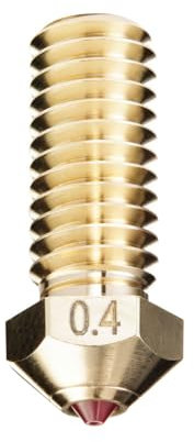 DUROZZLE Ruby Düse 0,4mm für QIDI Q1-Pro/X-Max3 / X-Smart3 / X-Plus3 3D-Drucker, gehärtet und abriebfest für präzise additive Fertigung (QIDI, 0.4mm)