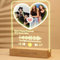 uniqicon Lampara Personalizada con Foto,Luz Nocturna Decoracion De Habitacion,Led Luz Nocturna con Foto,Regalos para Hermanas,Amiga