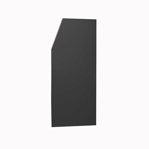 Bathroom partition, Wall-mounted Urinal Partition, Commercial Public Toilets Urinal Screen Toilet Partition Room Dividers, for Schools/shopping Malls/public Places (Color : Black, Size : 3Pcs)