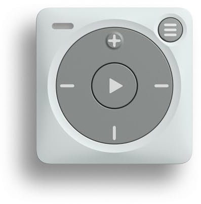 Mighty 3 for Spotify & Amazon Music - Kompatibel mit Bluetooth & kabelgebundenen Kopfhörern - Speicher für über 1.000 Songs - Bildschirmfreier Musikspieler - Kein Handy erforderlich (Grau)
