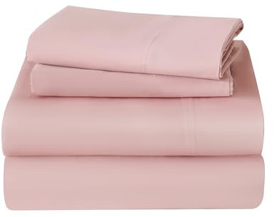 JSD Bettwäsche-Set für Doppelbett, 100 % Baumwolle, Fadenzahl 300, Satin-Gewebe, weich, atmungsaktiv, knitterfrei, tiefe Taschen