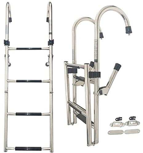 Scalette marine in acciaio inox pieghevole per barche e yacht scaletta per imbarco piattaforma laterale poppa piattaforma da nuoto entrobordo accessori marini