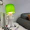 Kreative Nachtlicht A Little Shy Man, Lustige Schüchterner Mann Lampe Tischlampe, LED Tischlampe Mit Schirm, Romantische LED Nachttischlampe Schlafzimmer Deko Lampe (Grün)
