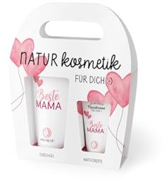 la Vida Kosmetik-Geschenkset für Beste Mama, Duschgel + Handcreme, Naturkosmetik