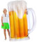 Piscine | Chope à bière gonflable piscine flottante | Hamac de lit flottant | Chaise longue confortable en matériau épais pour adultes, plaisir de vacances et détente