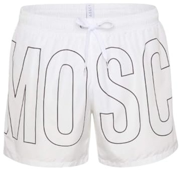 Moschino Costume da Bagno da Uomo Swim V3A4224 Pantaloncini Boxer Mare con Lettere