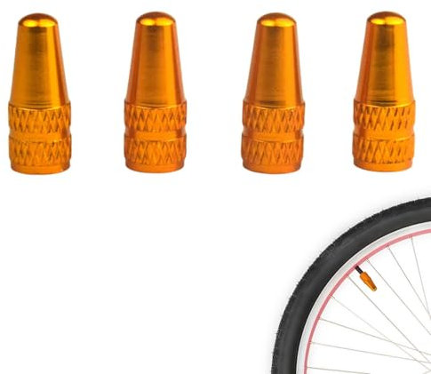 Fahrrad-Ventilschaftabdeckung | 4 Stück -Ventilkappen, bunte Fahrradreifen-Ventilschaftkappen,Ventilkappe im französischen Stil, Innenrohr, Reifenkappen, Reifenventil-Staubschutz für -Mountainbikes/Re