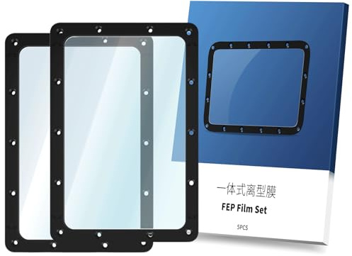 2PCS FEP Release Films Ersatz für Anycubic Photon Mono 2K/Mono 4K/Photon D2 | Integriertes Design Upgrades Harz Vat FEP Film für Photon Mono 2K/Photon Ultra/Photon D2 3D Drucker Zubehör, 173x115.4x0.15mm
