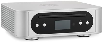 Block Elements Blu-ray Player - Full HD 1080p - Blu-ray/DVD/CD - Dolby TrueHD & DTS-HD - USB & HD-Ausgang - Vollaluminium Gehäuse - viele Formate (H.264/VC1/MPEG) (Diamantsilber)