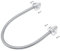 16 Inch Alloy Door Cord Loop with Triangle Ends for Exposed Mortise Mounting Protect Wire Cable
