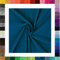 1 Meter Jersey Baumwolljersey uni Farben, 220g/m², Öko-Tex Standard 100, Stoffe, 330g/lfm (3038 Petrol)