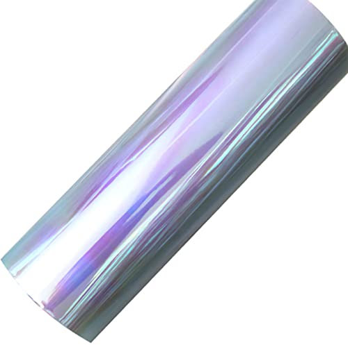 ihreesy Scheinwerfer Tönungsfolie, PVC Auto Tönungsfolie Aufkleber Schutzfolie Film für Nebelscheinwerfer Rücklicht Lichttönung Vinylfolie für Scheinwerfer, 30cm x 60cm, Chromatisch Transparent