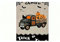 Eslifey Fußmatte für den Innenbereich, Willkommens-Fußmatte, Halloween, Süßes oder Leckerli, LKW, Zuhause, dekorativer Eingangsbereich, Garten/Küche/Schlafzimmer, rutschfest, Gummi, 40,6 x 61 cm