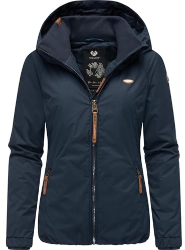 Ragwear Damen Winterjacke Dizzie Winter Intl mit großer Kapuze, vegan