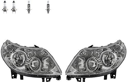 EISENFELS Bundle Set 106519899 erstellt mit Scheinwerfer rechts & links + Leuchtmittel H1 H7 passend für Ducato Kasten 250_ 290_