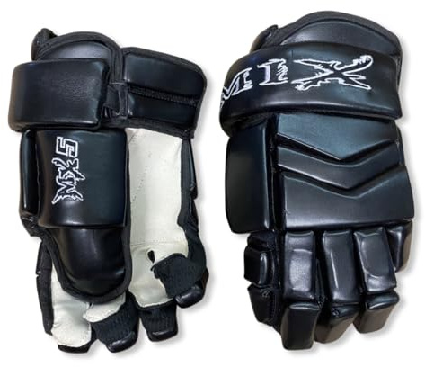 Mix Hockey - MX5 Venom Ice Hockey Gloves (Black Out) (13 (Lg))