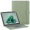 Fintie Schutzhülle für 12,4 Zoll Microsoft Surface Laptop Go 3/2/1 (Modell 2013/1943), Premium PU Leder Schutzhülle Folio Book Cover mit großer Tasche (Sage)