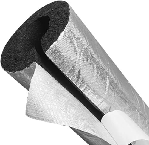 NICEQT Revêtement de Tube Noir, Manchon de Protection en éponge Flexible de 95 cm, Isolation de Tuyau en Mousse épaissie for tuyaux d'eau Chaude et Froide (Color : 2(50mm), Size : 2(50mm))