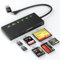 7 in 2 USB Kartenleser Adapter SD/TF/MS/CF/XD Kartenlesegerät - USB C USB3.0 Speicherkartenleser für Windows/Kamera, Card Reader Compact Flash für SDXC/SDHC/Memory Stick/Micro SD/XD Picture/SD Karten