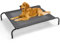 GYMAX Lit pour Chien avec Pieds Surélevés, Confortable en Tissu de Teslin, Lit pour Animal Domestique, Charge 70 KG (130 x 90 x 20 cm)