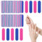 HonGien100Stück Mini Nagelfeilen 180/240 Grit Doppelseitige Professionelle Care Nagelfeilen Profi Nagel Feilen Gerade Körnung für Maniküre Shop Nagelstudio Zuhause Nagelpflege