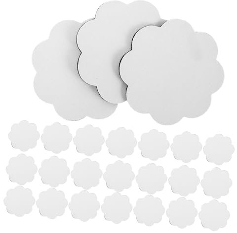 IMIKEYA 30piezas Posavasos De Sublimación Almohadillas para Tazas DIY Posavasos De Plástico Duradero y Práctico