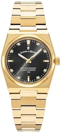 Jacques Du Manoir Damen Analog Uhr mit Edelstahl Armband JWL03604