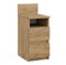 Vicco Nachttisch Monty, Nachtkommode, Goldkraft Eiche, 25 x 59.1 cm mit 2 Schubladen