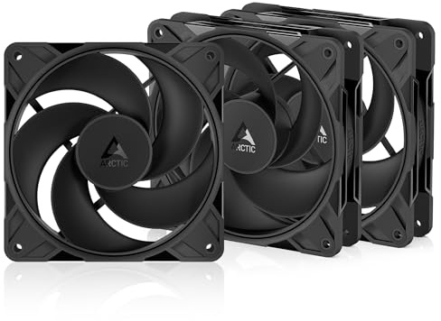 ARCTIC P12 Pro Reverse (3 Stück) - 120mm Premium PC Lüfter, Reverse Airflow