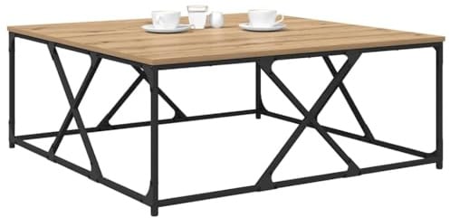 vidaXL Couchtisch Artisan-Eiche 100 x 100 x 40 cm Holzwerkstoff