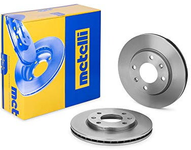 metelligroup 23-0238 Bremsscheiben, Kit bestehend aus 2 Bremsscheiben, Ersatzteil im Auto, ECE R90-zertifiziert