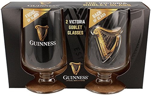 Guinness Victoria Goblet Stem Glasses Twin Pack (sg)