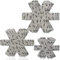 Pan Protectors 9 Pcs, Non-Slip Pot Protectors Separators Stoves and Protect Surfaces of Cookware Pan and Pot, Gray, 3 Sizes