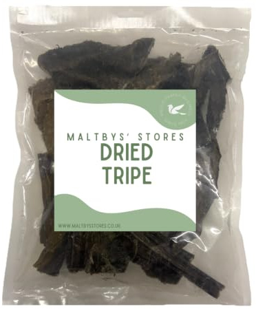 Maltbys' Stores 1kg Dried Tripe [LOD3] | 100% Natural Beef Dog Treats Chews