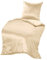 THXSILK Seidenbettwäsche Set 2 teilig, Bettbezug 135 x 200 cm und 80 x 80 cm Kissenbezug, Hypoallergen 19 Momme Maulbeerseide Bettwäsche, Ultra Weich und Glatt, Champagner