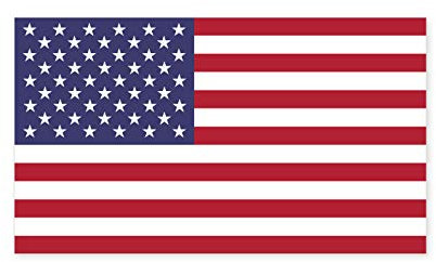 Aufkleber USA Flag Sticker Flagge United States Fahne Autoaufkleber Waschstrassenfest UV-Beständig Premium Edition