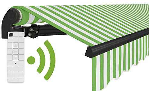 empasa Elektrische Gelenkarmmarkise 'Start Plus' Markise Sonnenmarkise Sonnenschutz, komplett vormontiert, Verschiedene Größen und Farben