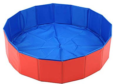 DZL- Piscina Plegable para Perros Gatos Bañera Piscina Portátil para Mascotas Pequeños Medianos Piscina Bañera Resistente Bañera para Mascotas Bebes para Aire Libre (L-120 * 30cm)