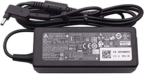 19V 2.37A Delta Adapter for Acer Swift 3 SF314-51 3 SF315-41-R6J9 5 SF514-51-57FW S3-471-53DU Laptop 45W AC Mains Power Charger Pin 3.0mm x 1.0mm