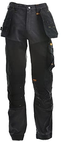 DEWALT Memphis Stretch Trouser 36W 33L Black/Grey