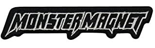 Rock-and-Roll-Aufnäher aus schwarzem Metall, bestickt, zum Aufbügeln