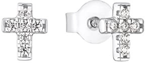 s.Oliver Ohrstecker 925 Sterling Silber Mädchen Kinder Ohrschmuck